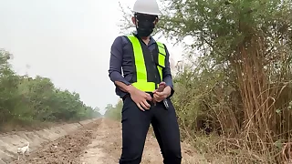 Engineer comes to work before work grow older